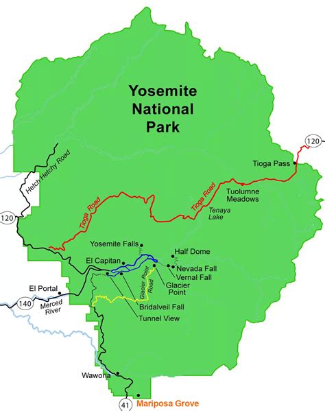 nps yosemite|yosemite nps map.